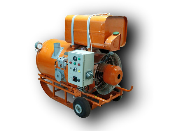 Increased Output General-Purpose Air Heater PVU-S (PVU-SE, PVU-M, PVU-ME) “Sever”, Travel Mode — Sledge (Air Castor), Ignition Control — Manual (Semi-Automatic)