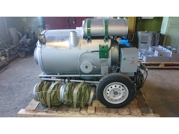 Моторный подогреватель с электродвигателем ЭМП-92М, способ передвижения - пневмоколеса, управление розжигом ручное