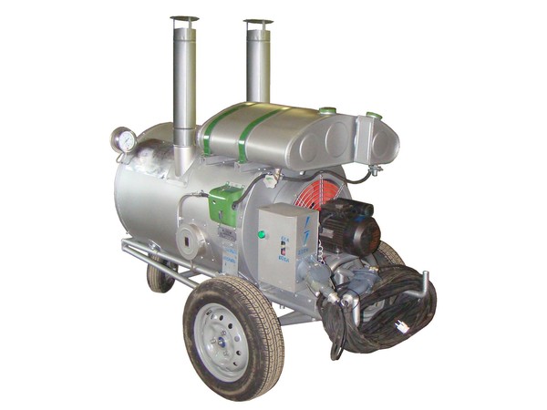 Моторный подогреватель с электродвигателем ЭМП-92МЭ, способ передвижения - пневмоколеса, управление розжигом полуавтоматическое