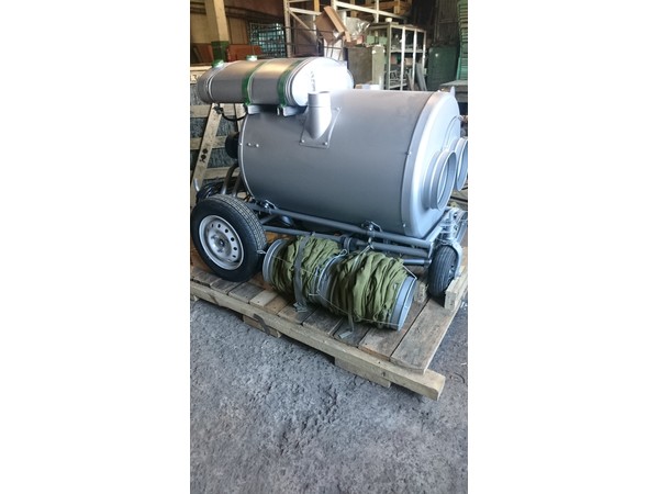 Моторный подогреватель с электродвигателем ЭМП-92МЭ, способ передвижения - пневмоколеса, управление розжигом полуавтоматическое