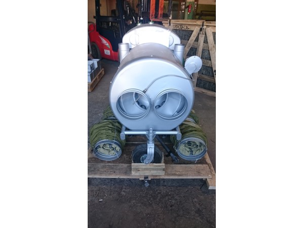 Моторный подогреватель с электродвигателем ЭМП-92МЭ, способ передвижения - пневмоколеса, управление розжигом полуавтоматическое